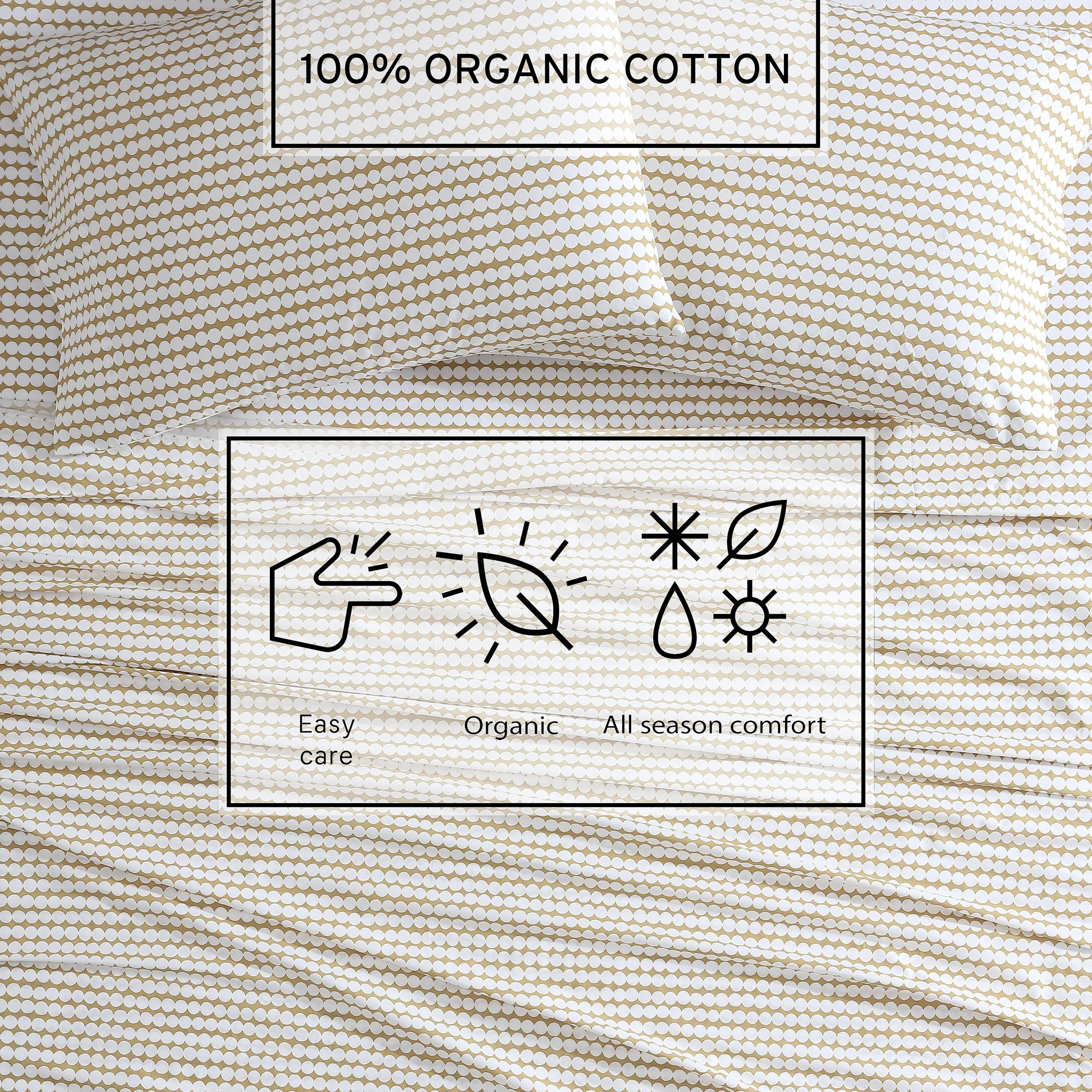 Marimekko Pikku Rasymatto Open Medium Beige Queen Sheet Set - Image 7