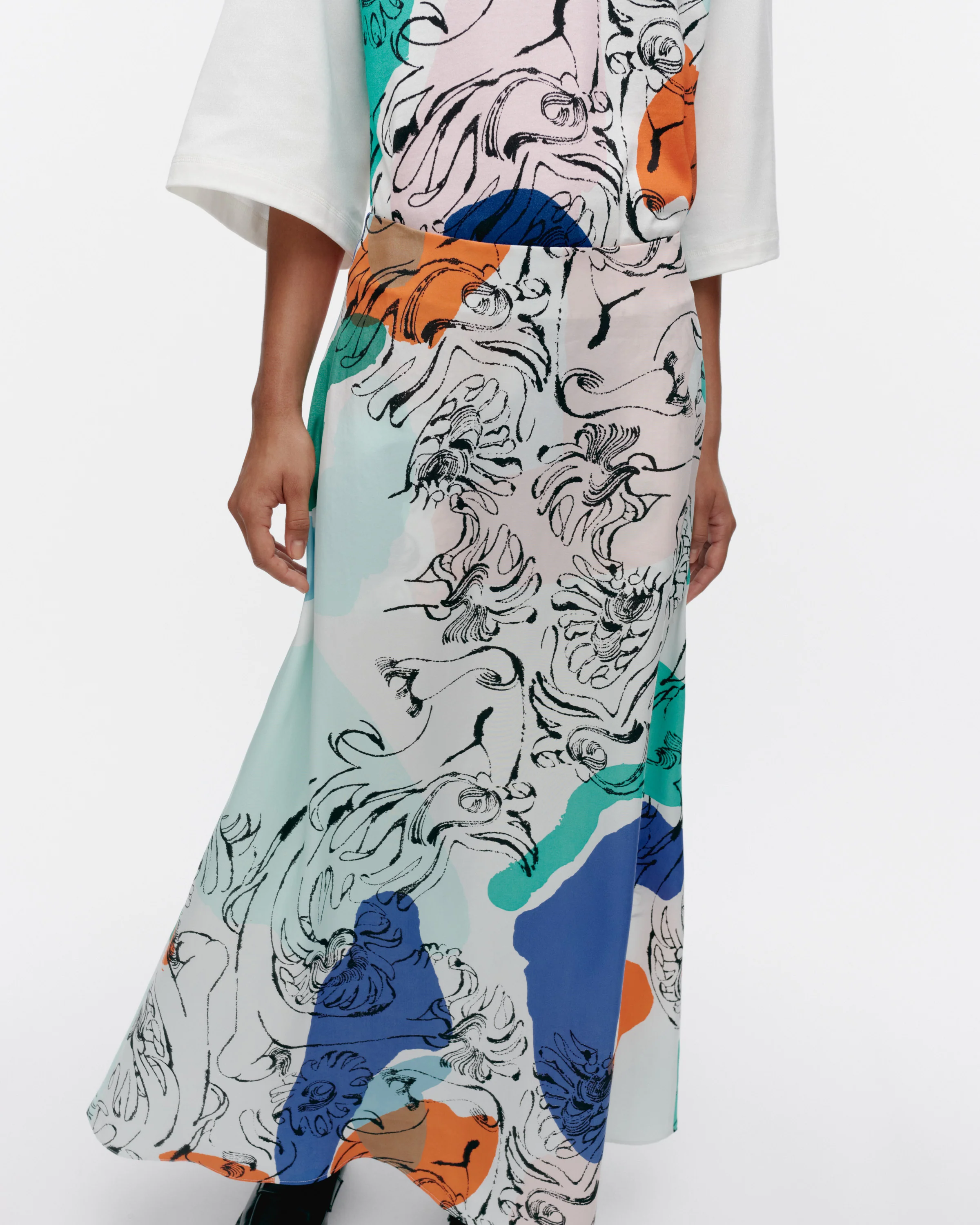 Keveä Blomblom skirt