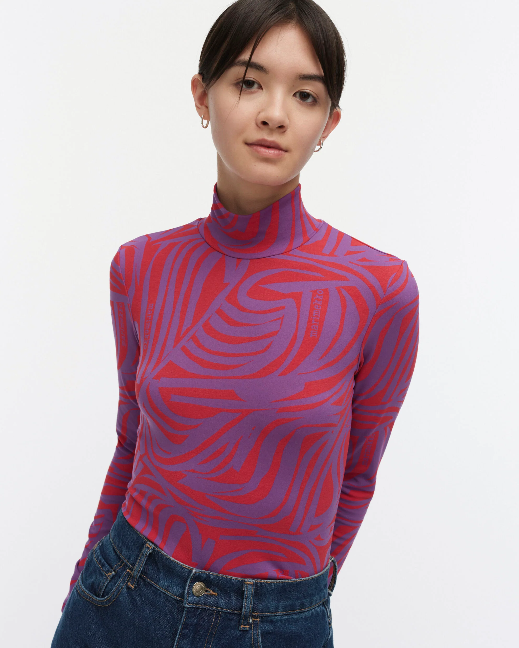 Jäkälä Jokuraita Logo Turtleneck shirt - Image 2
