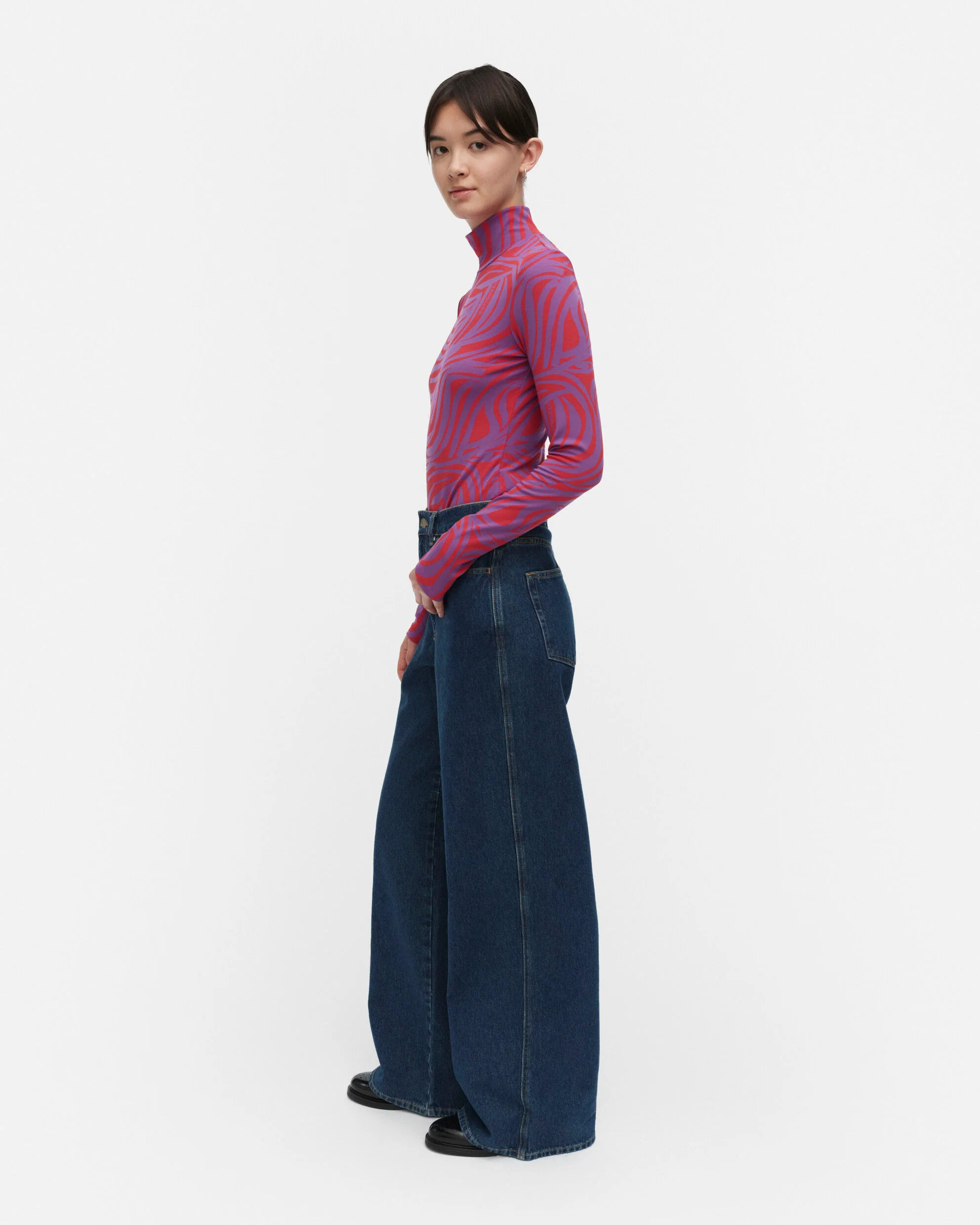 Jäkälä Jokuraita Logo Turtleneck shirt - Image 3