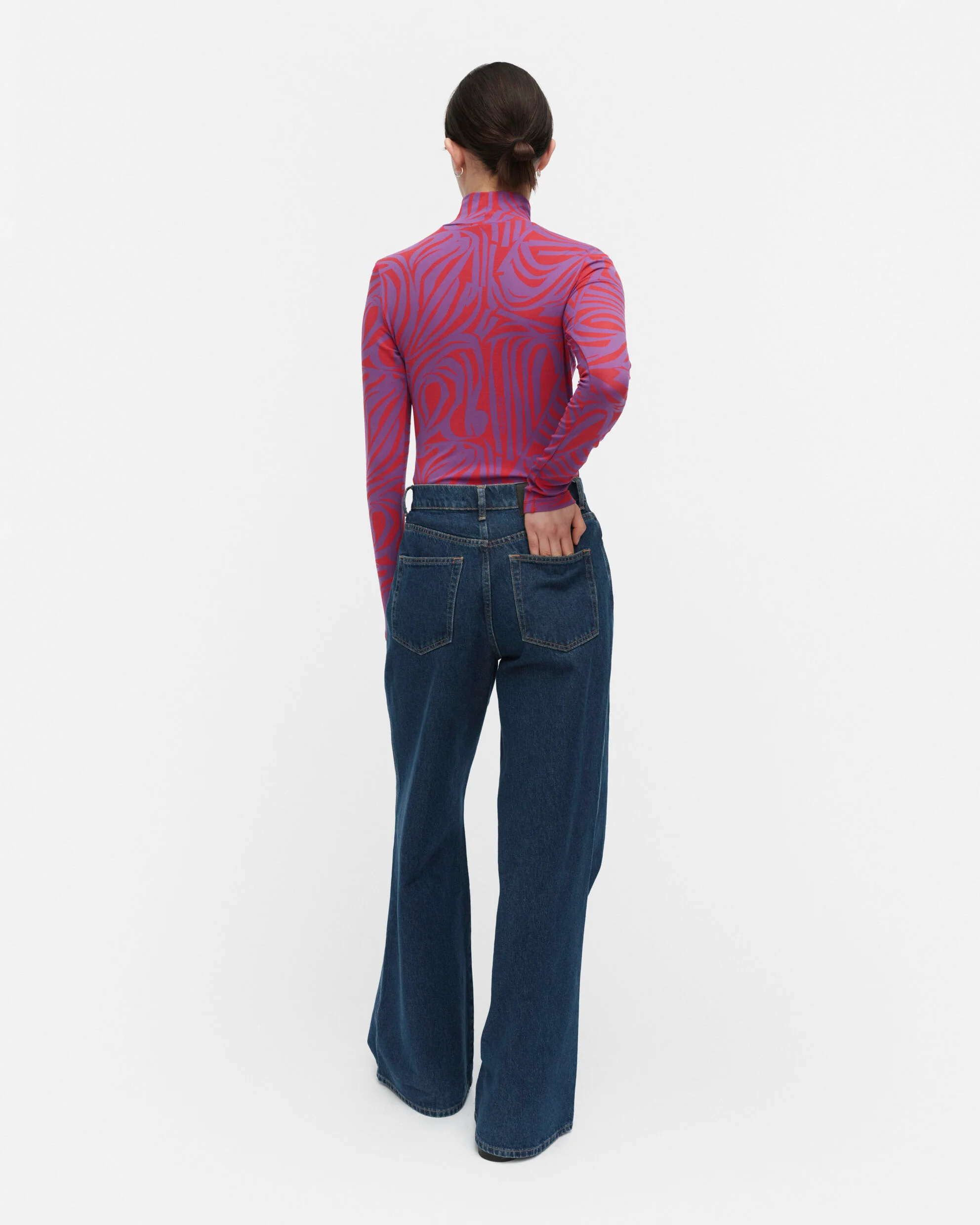 Jäkälä Jokuraita Logo Turtleneck shirt - Image 4