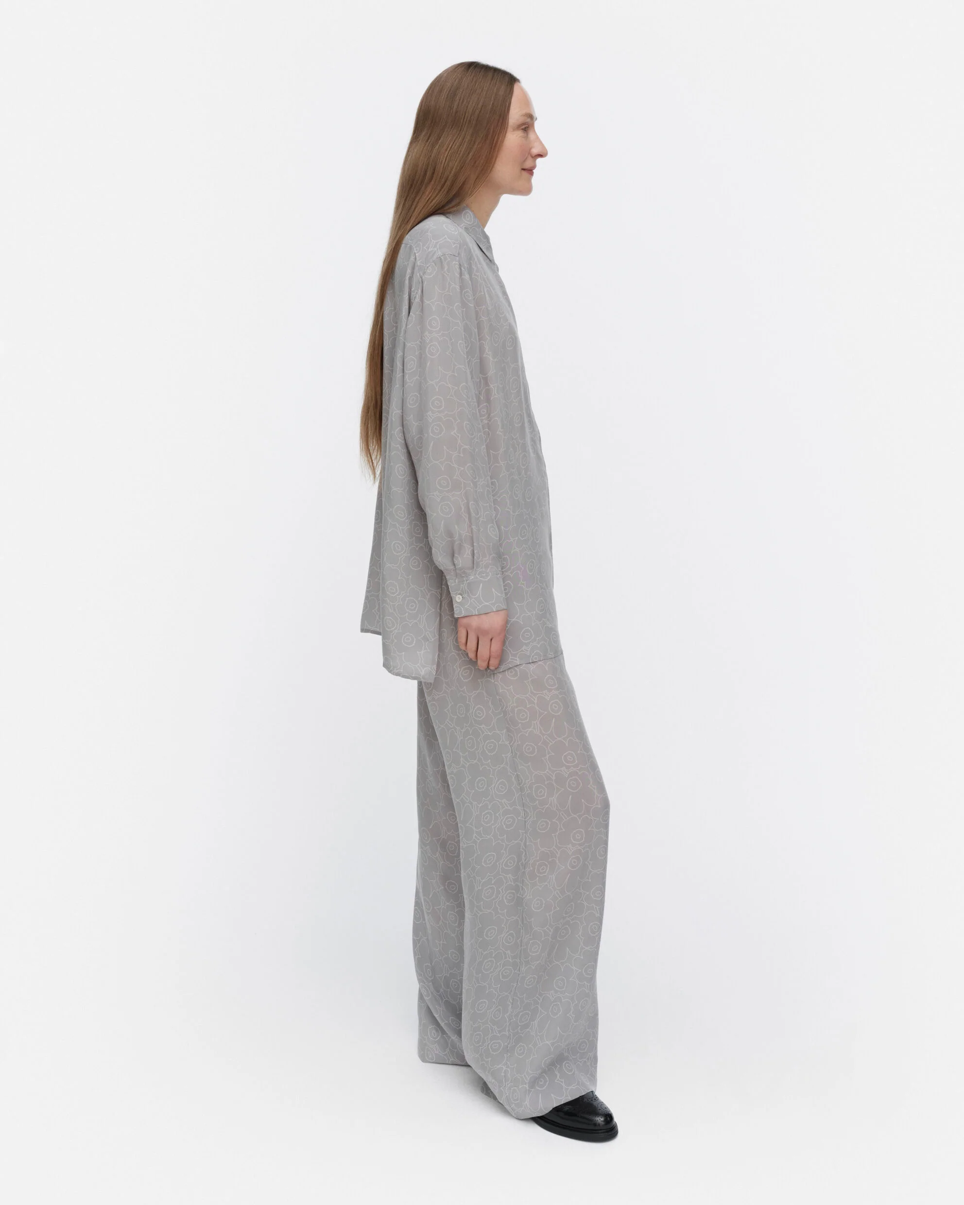 Oanet Piirto Unikko Cupro trousers - Image 3