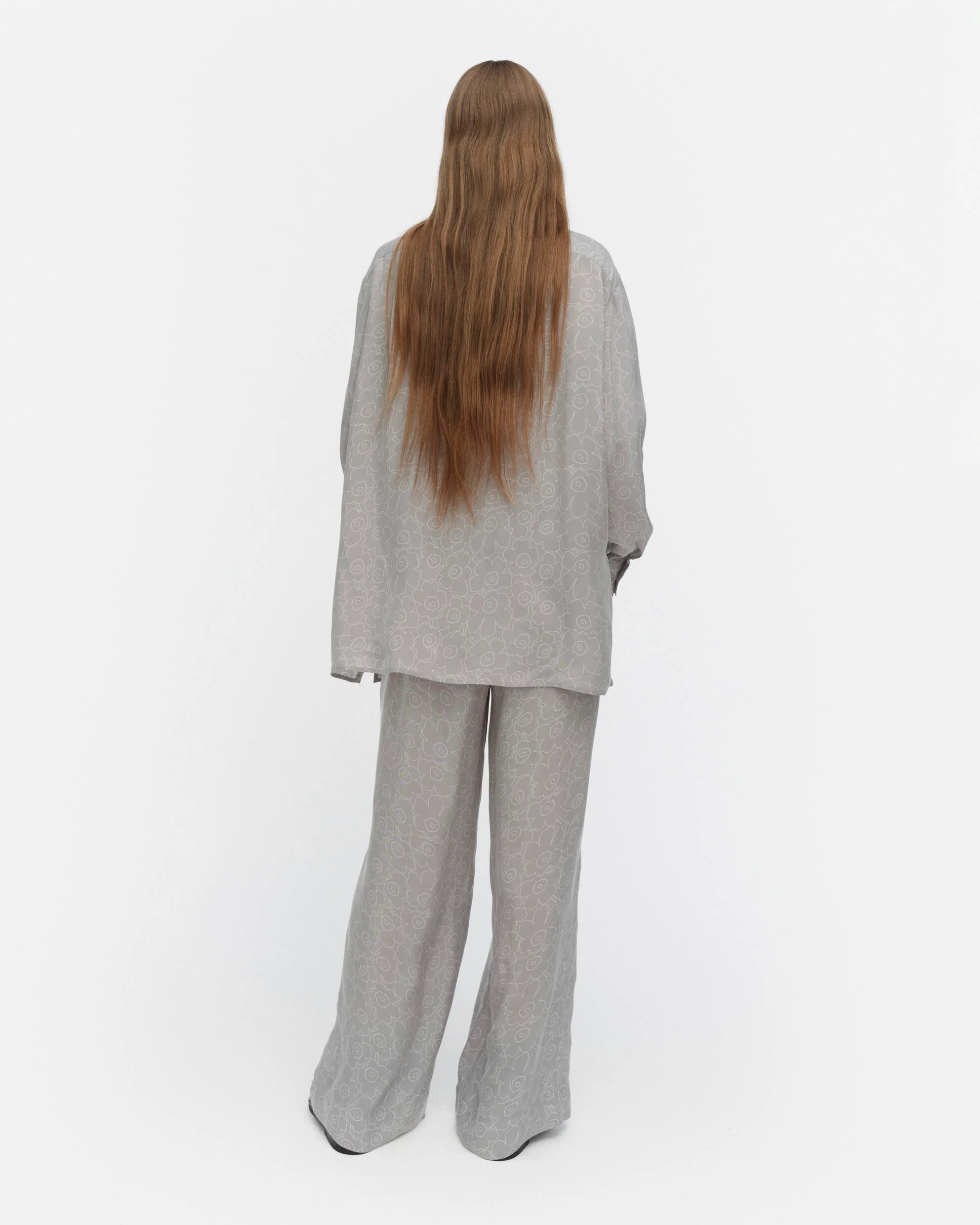 Oanet Piirto Unikko Cupro trousers - Image 4
