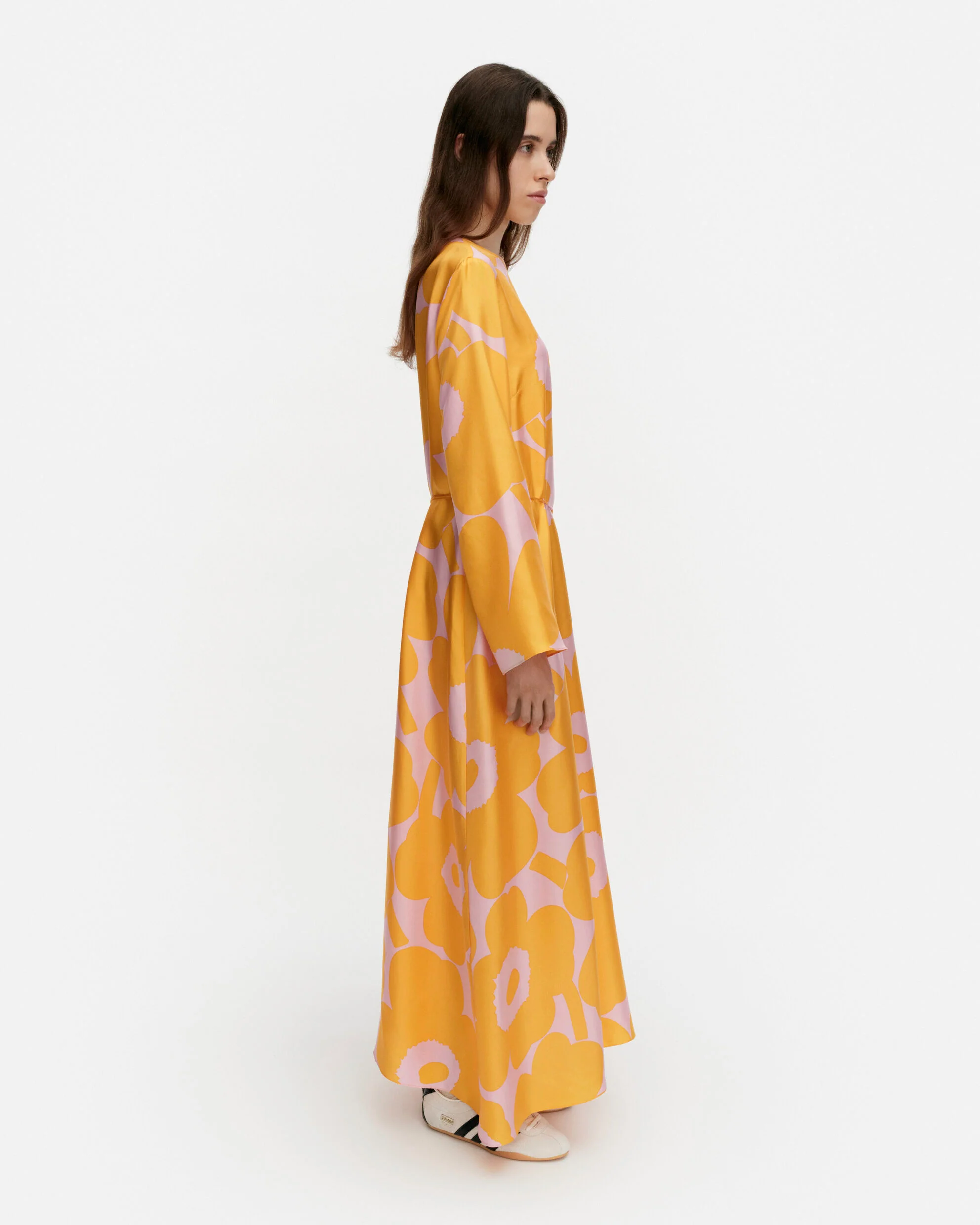 Kaunista Unikko Silk dress - Image 3