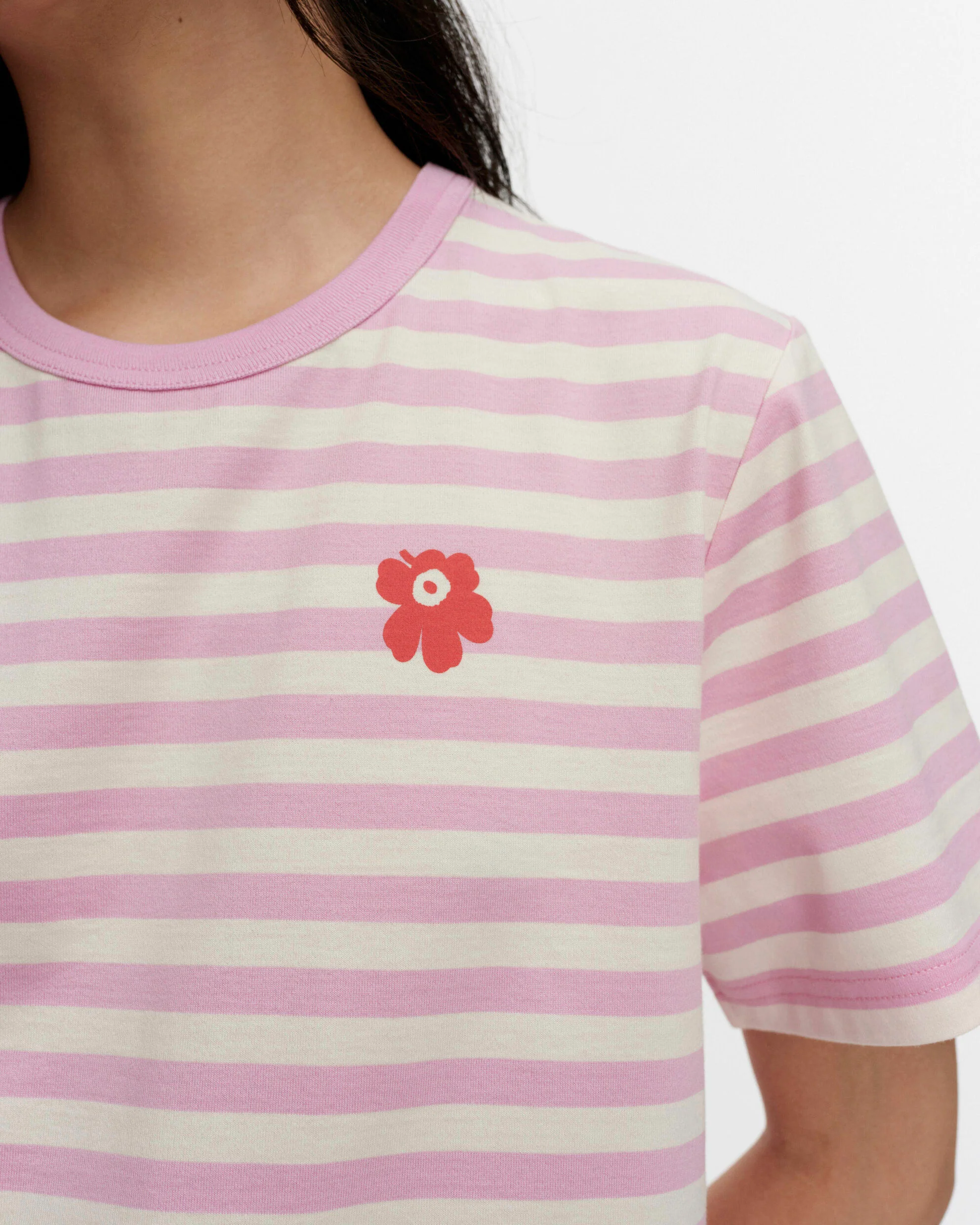 Tasaraita Unikko Kioski t-shirt - Image 2