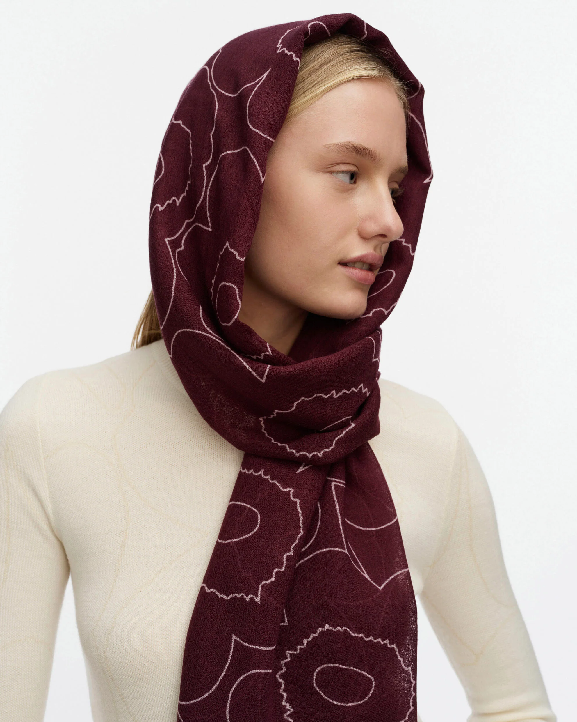 Fiore Piirto Unikko Scarf - Image 3