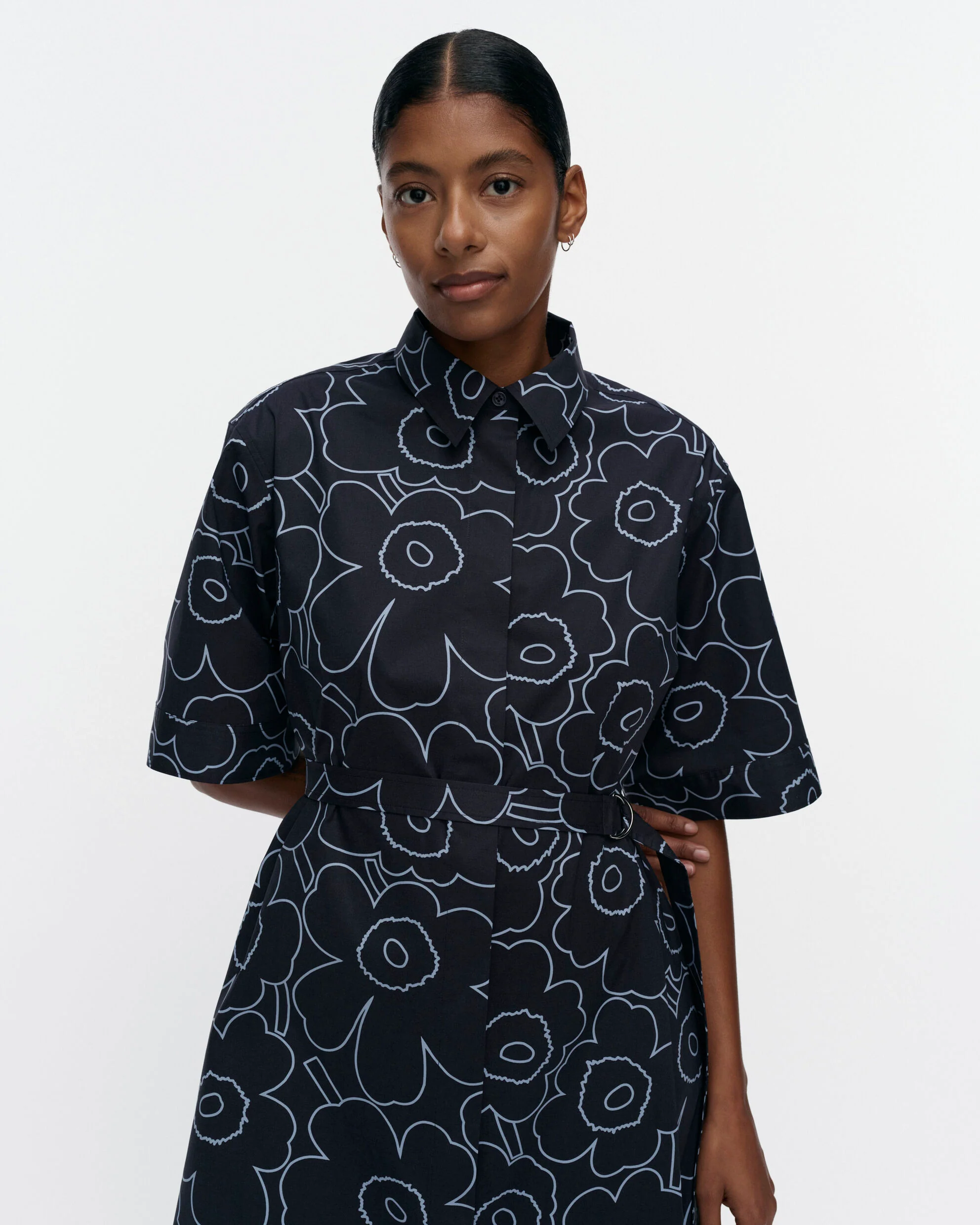 Popliini Piirto Unikko Dress - Image 2