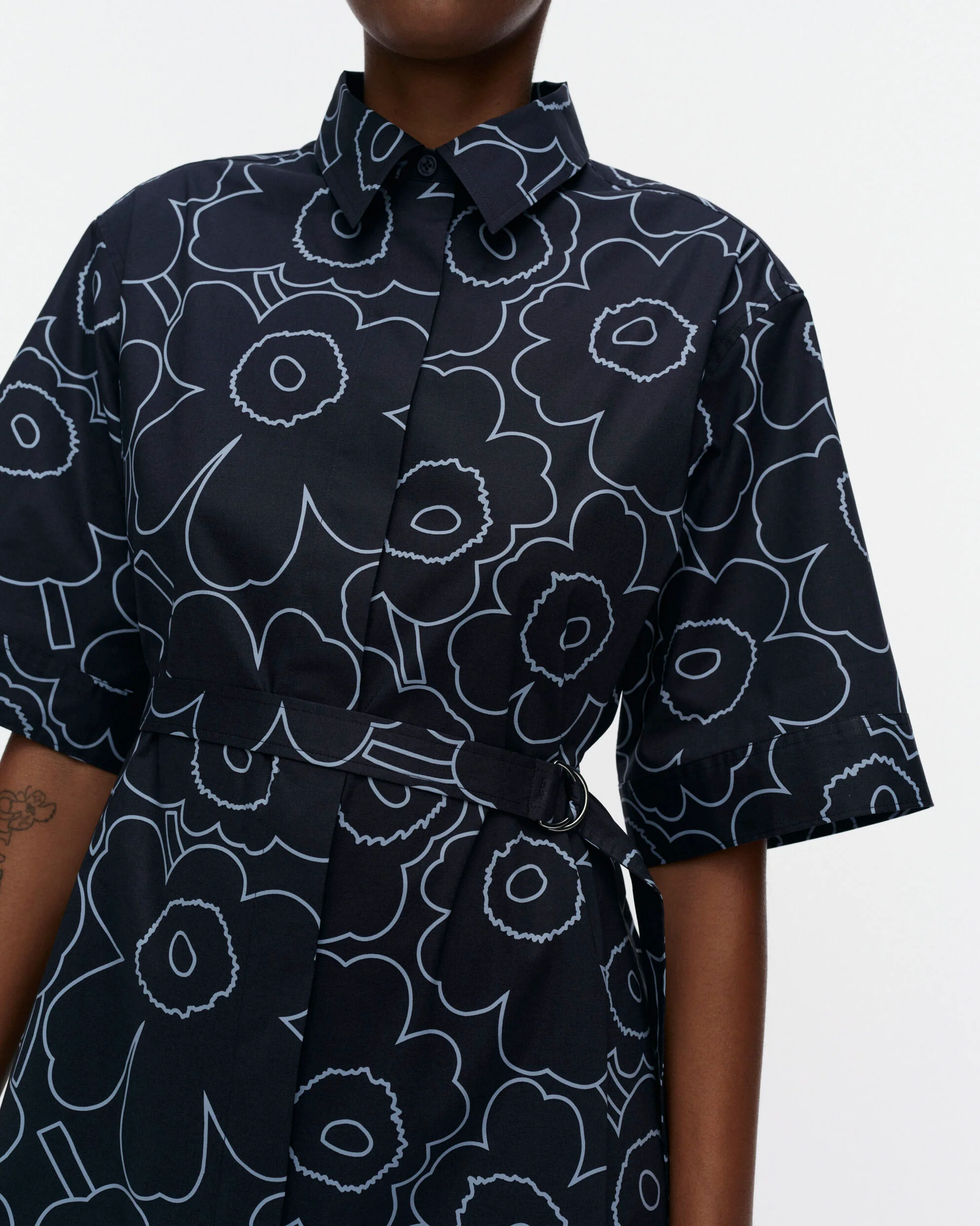 Popliini Piirto Unikko Dress - Image 3