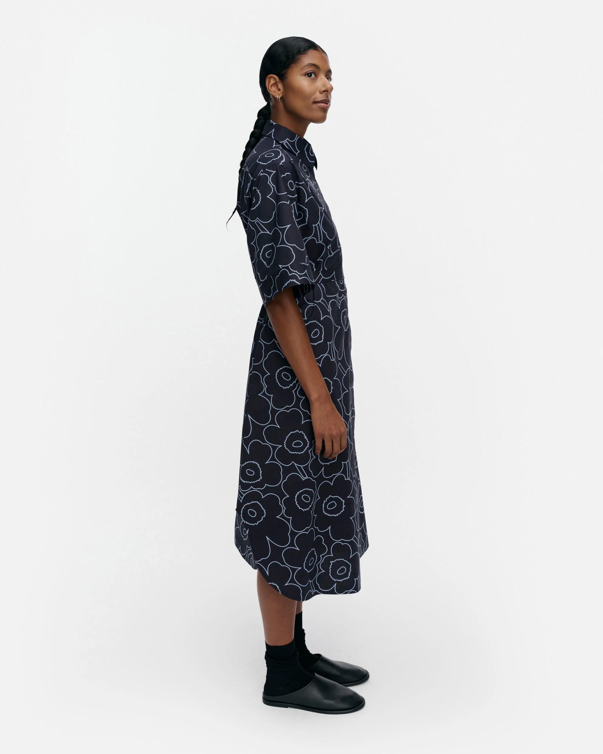Popliini Piirto Unikko Dress - Image 5