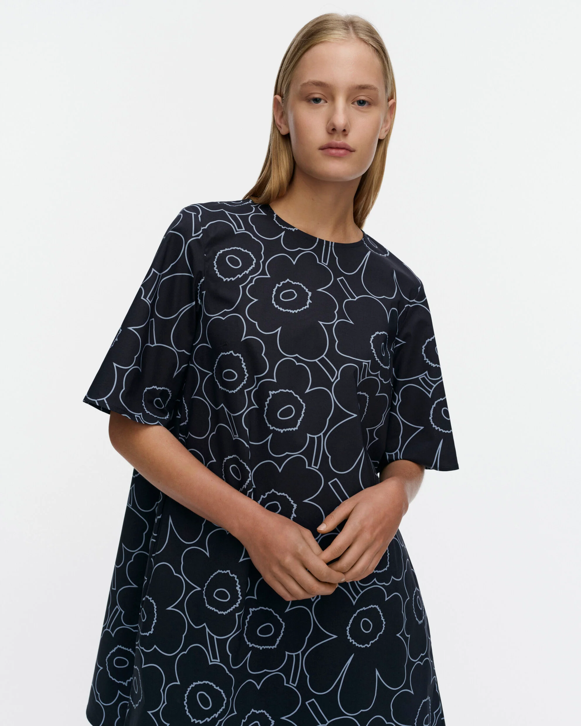 Kukkiva Piirto Unikko Dress - Image 2
