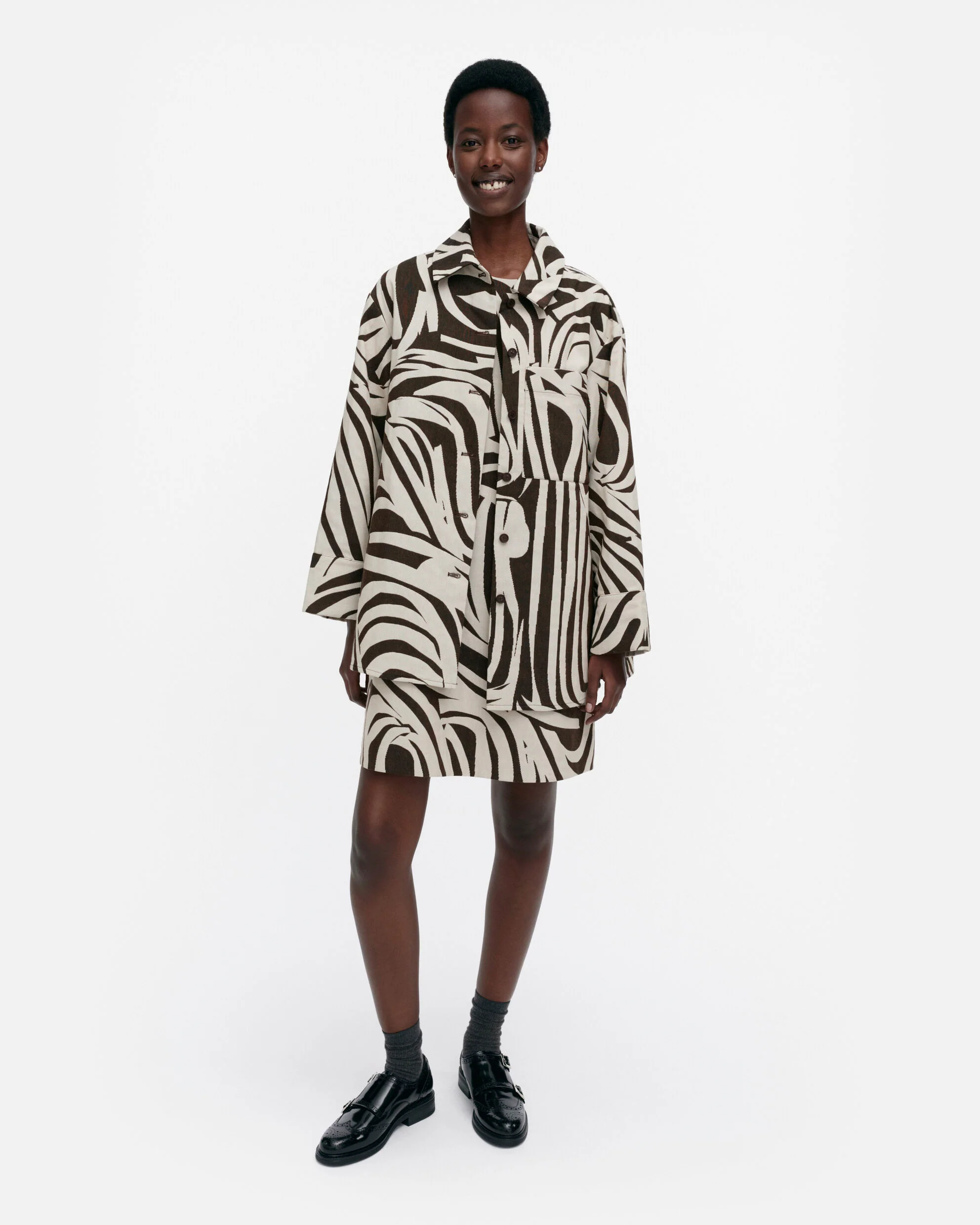 Rakenne Jokuraita cotton shirt
