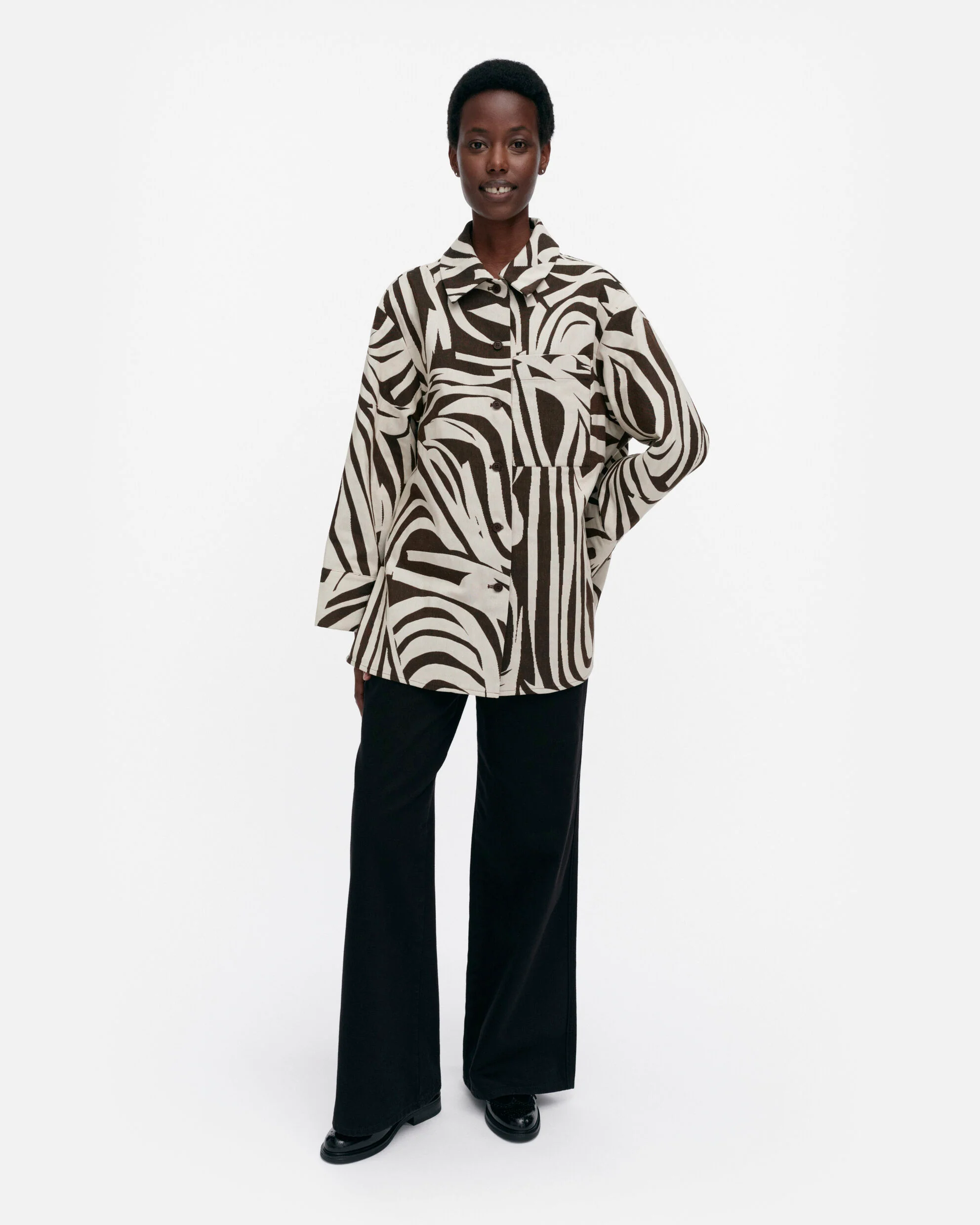 Rakenne Jokuraita cotton shirt - Image 4