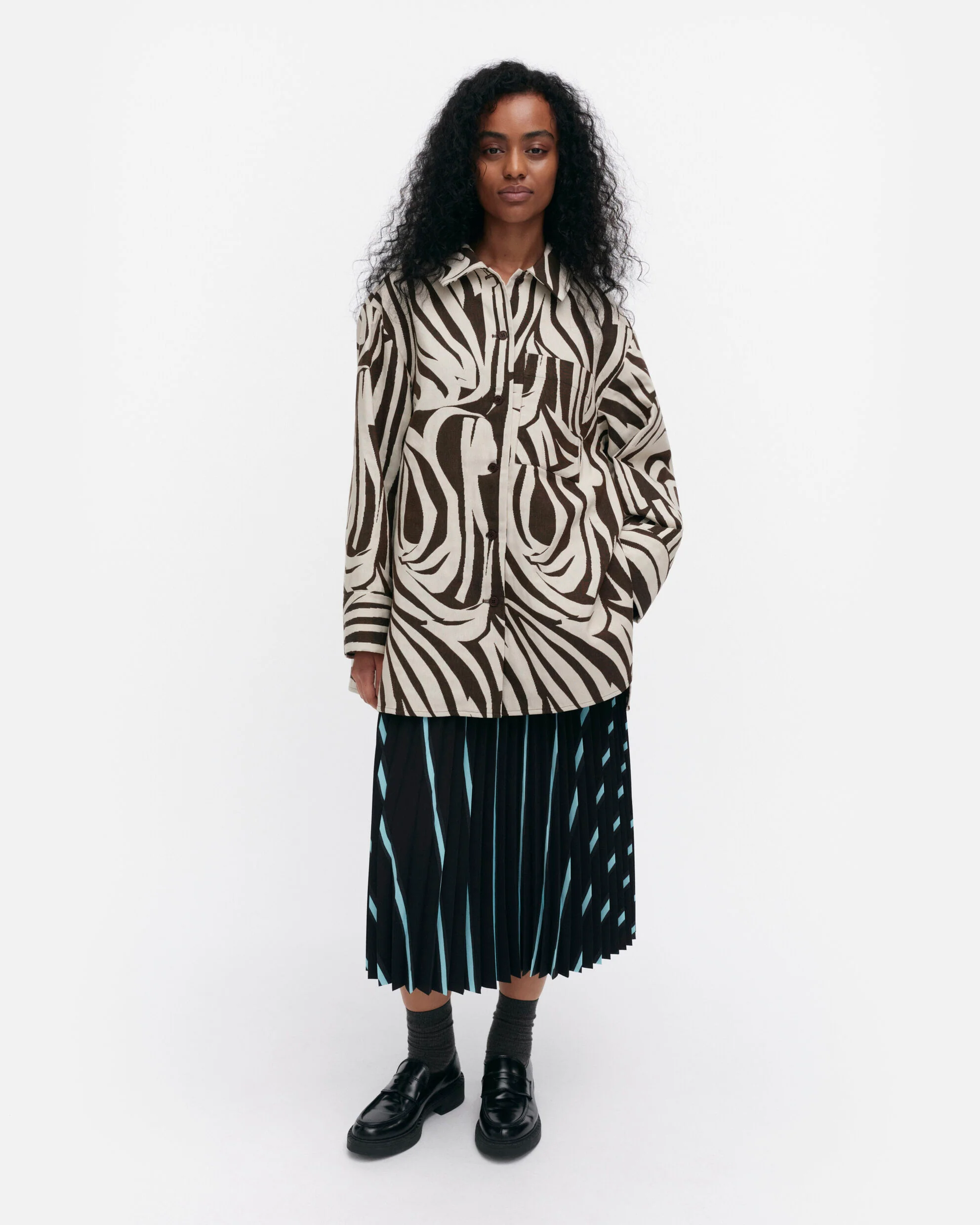 Rakenne Jokuraita cotton shirt - Image 5